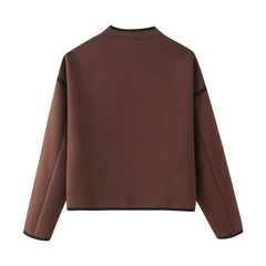 Winter Women Clothing Stylish Graceful Simple Soft Woolen Jacket Coat