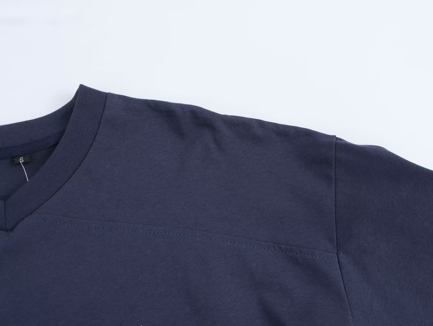 Spring Women Clothing Stylish Simple Loose V neck T shirt