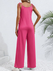 Women Clothing Summer Sleeveless Suspender Jumpsuit