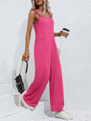 Women Clothing Summer Sleeveless Suspender Jumpsuit