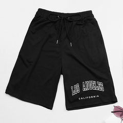 Summer Women Clothes Printed Black Casual Shorts